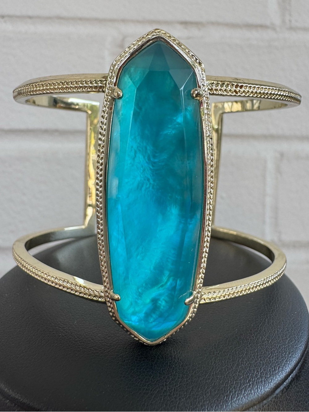 Kendra Scott Lawson Gold & Blue Illusion Cuff Bracelet